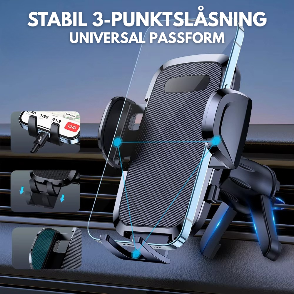 Handyhalterung fürs Auto – universell